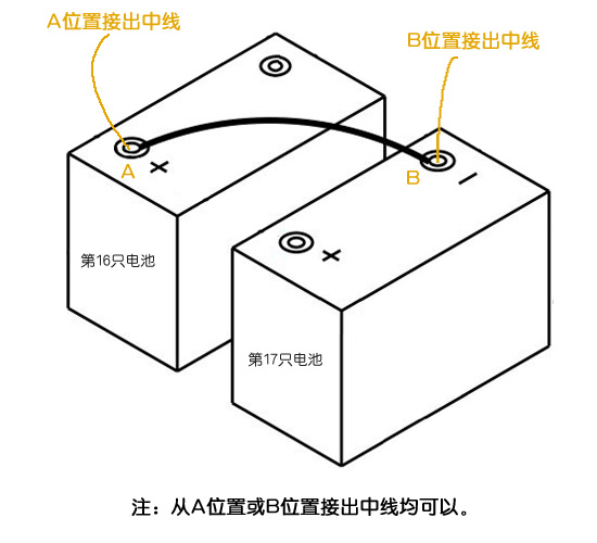 电池中性线接线图